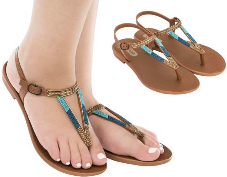 Kép Grendha Cacau Rustic Sandal 17873-90269 női szandál barna