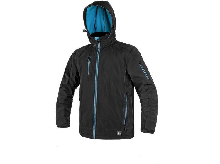 Kép CXS DURHAM Férfi softshell dzseki fekete-kék