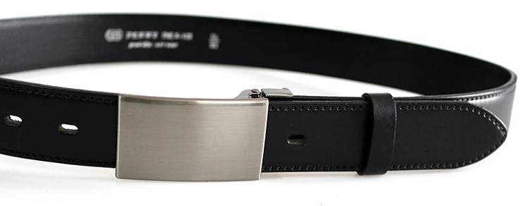 Kép PENNY BELTS 35-020-2PS-60 Férfi bőr öv fekete színben