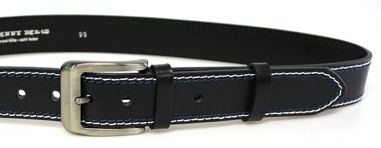 Kép PENNY BELTS 02NKS-2-B-M Férfi bőr öv fekete színben