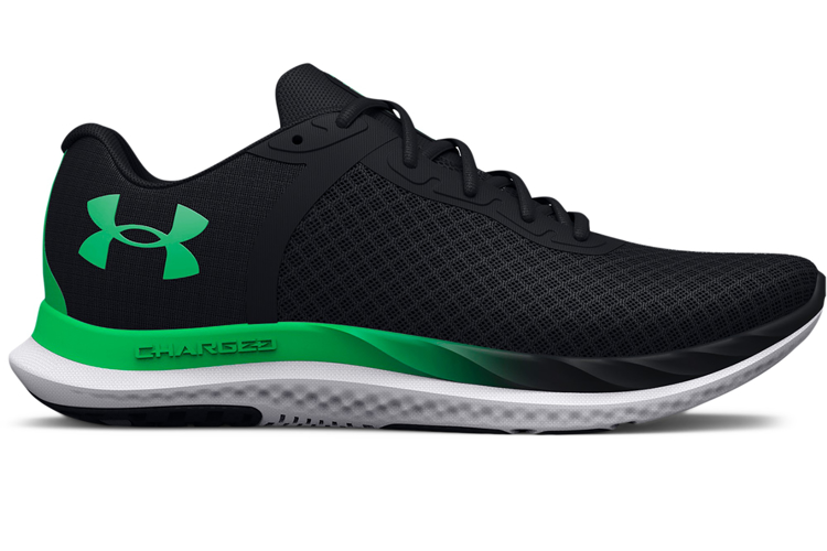 Kép Under Armour UA Charged Breeze-BLK Férfi fekete/zöld cipő