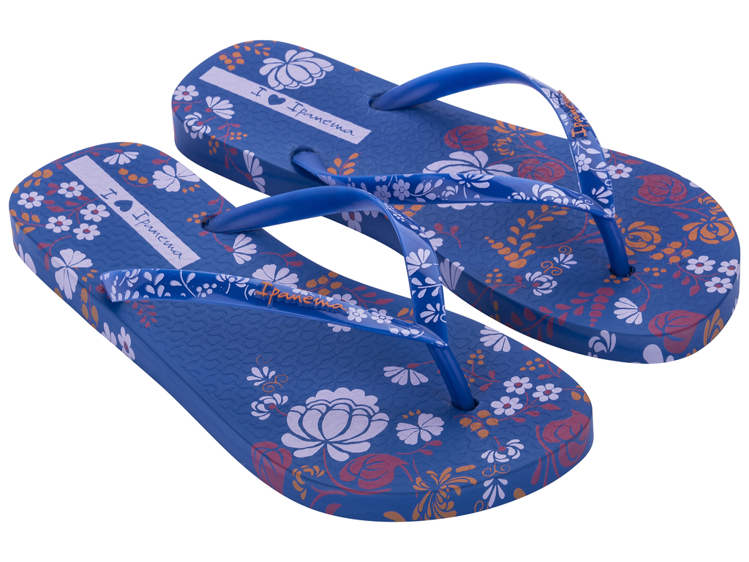 Kép Ipanema Flower Bomb 26890-AE074 Női flip flopok kék