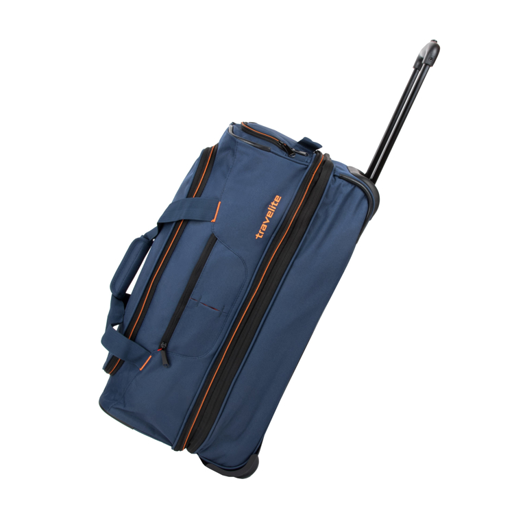 Kép Travelite Basics kerekes zsákbamacska S Navy/narancs 51/64 L