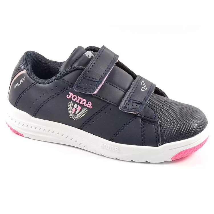 Kép Joma Play JR 2143 Gyerek tornacipő navy / rózsaszín