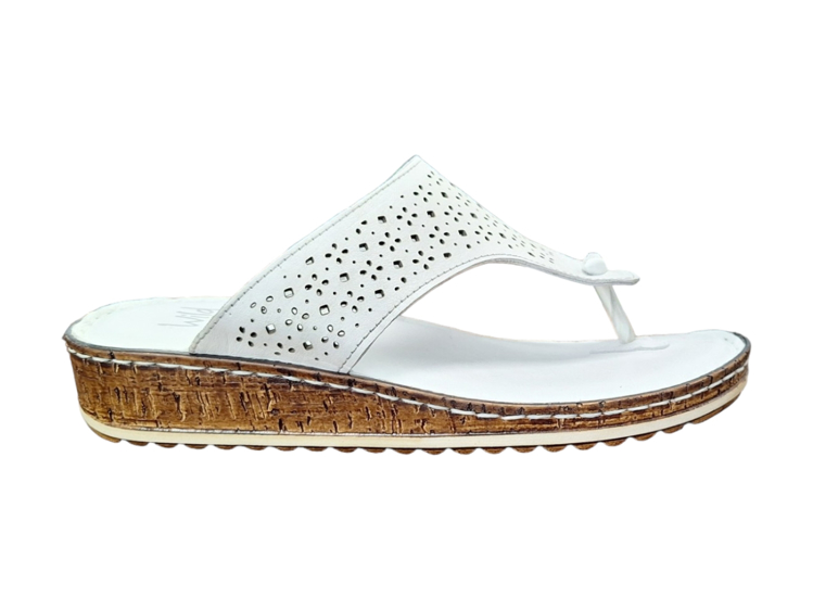 Kép Wild 16950 Női divat flip flop fehér