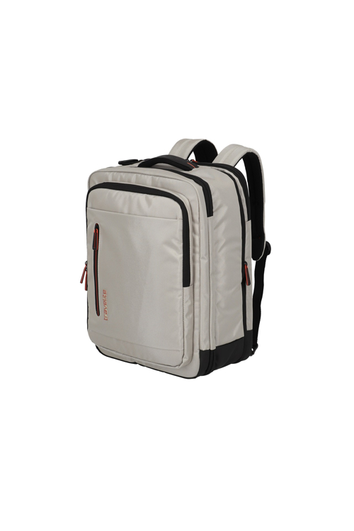 Kép Travelite Crosslite 5.0 deszkatáska/hátizsák Fehér homok 25/31 L