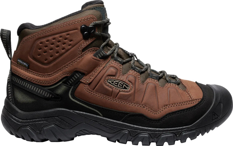 Kép KEEN TARGHEE IV MID WP M Férfi trekking cipő bison/fekete